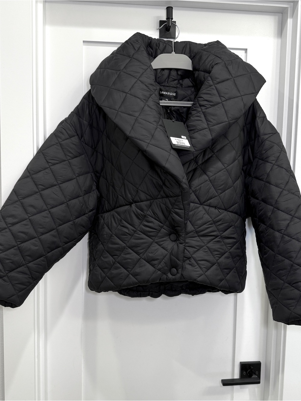 LAMARQUE Melissa Quilted Padded Jacket Black NWT XS